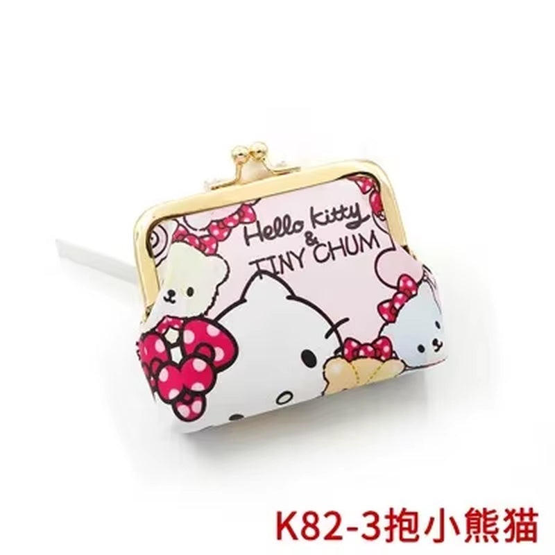 Cartoon Coin Pouch Purse Sanrio Creative Small Wallet Wholesale My Melody Bags Girls Purse Kawaii Wallet Kid Purses